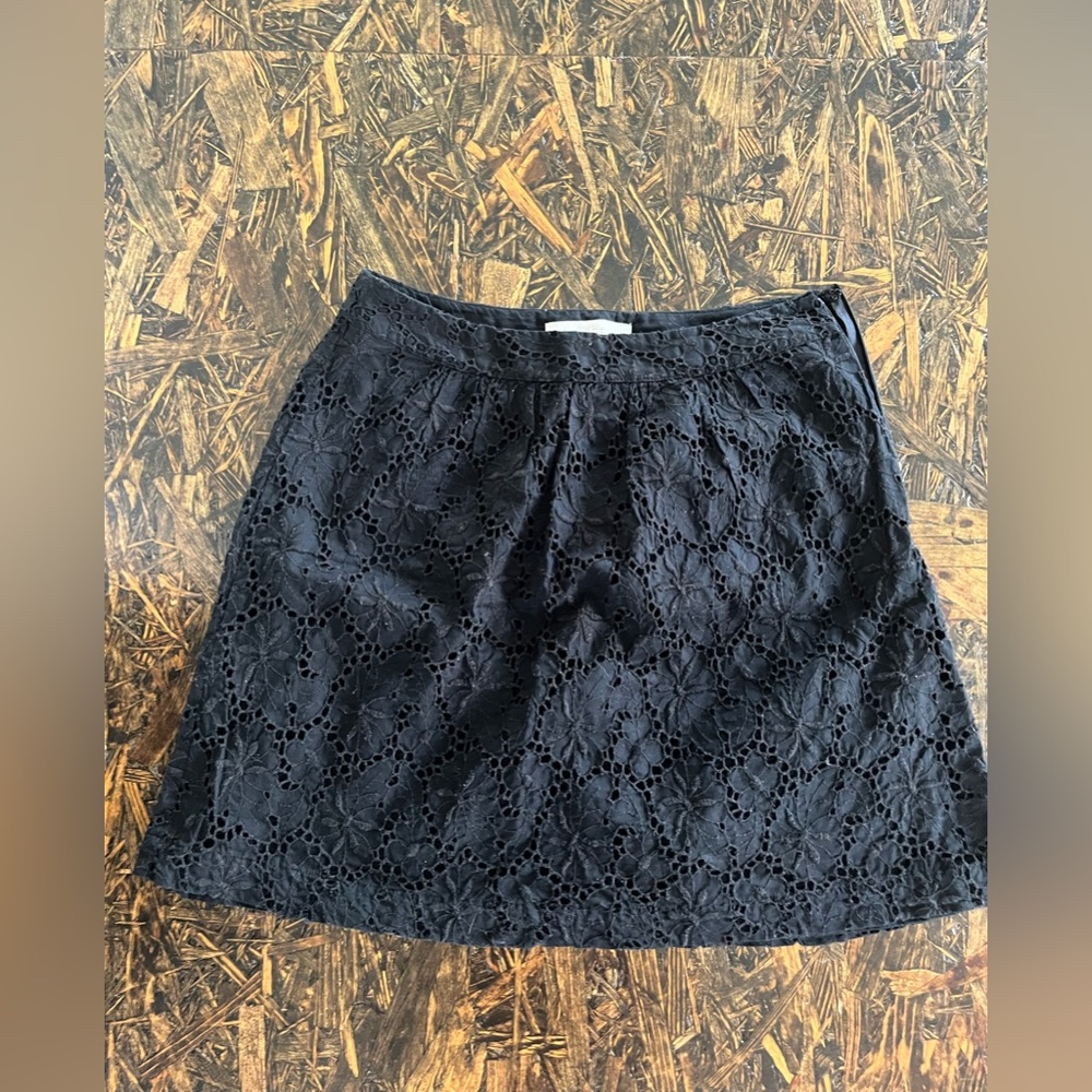 Black lace skirt